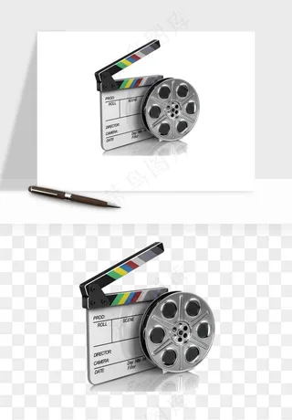 电影黑胶胶片元素png免抠