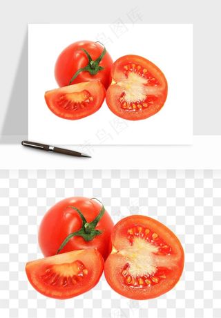 西红柿番茄圣女果png免抠