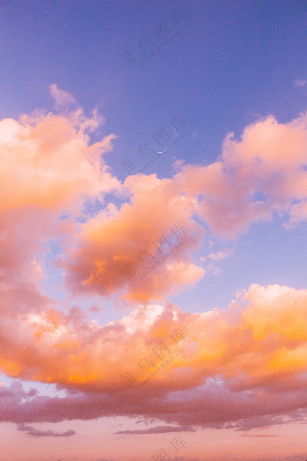 唯美天空朝霞云彩