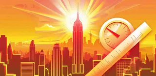 高温预警通知公告背景