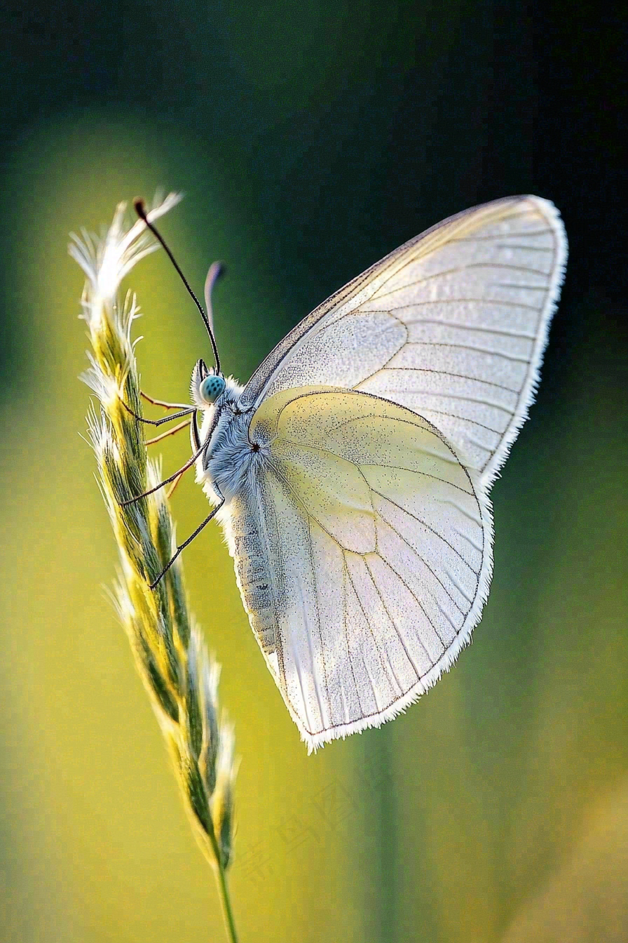 蝴蝶昆虫春天植物摄影图