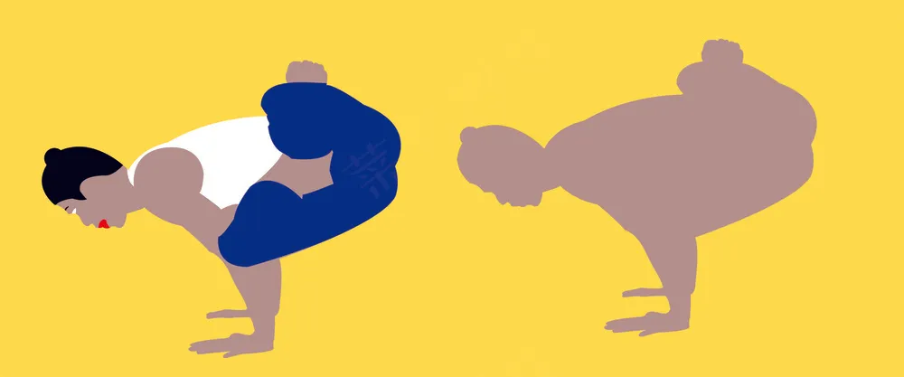 瑜伽体式  侧公鸡式