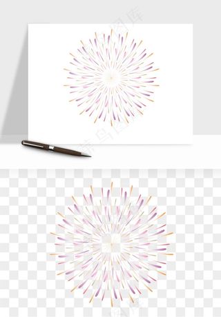 卡通烟花烟火礼花png免抠