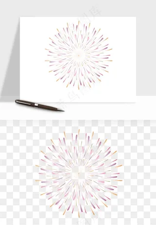 卡通烟花烟火礼花png免抠