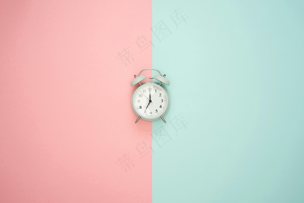 免费 灰色双铃时钟 素材图片