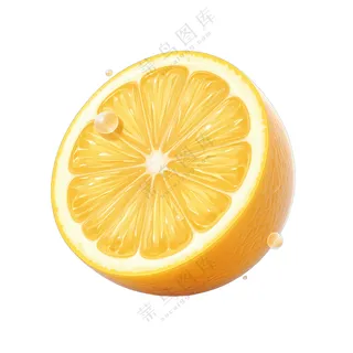 橙子切开的一半