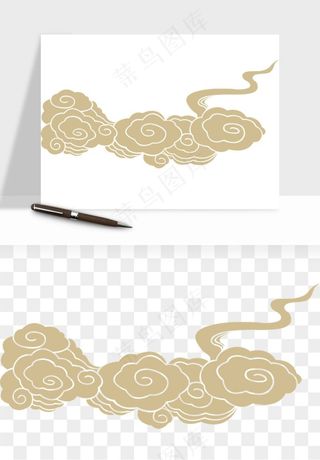 国潮祥云矢量png免抠