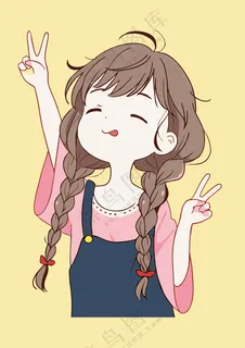 卡通女孩头像