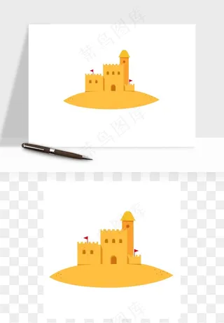 沙滩游泳度假休闲png免抠