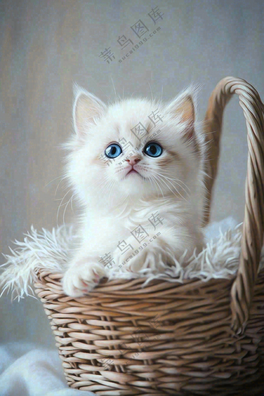 萌宠宠物猫咪动物可爱摄影图