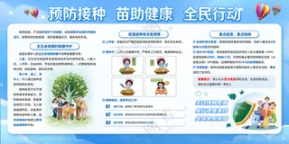 全国预防接种日宣传栏