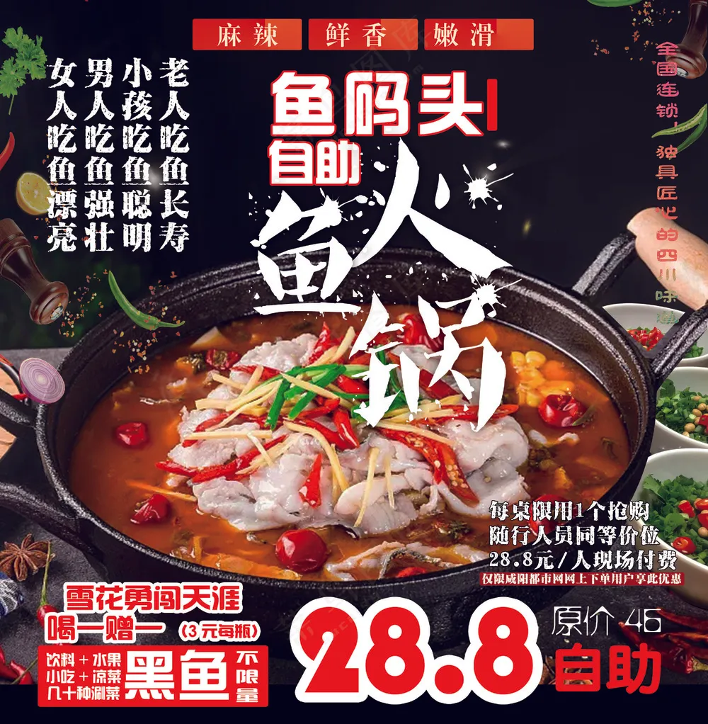 鱼火锅海报