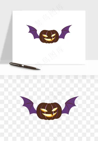 卡通蝙蝠png免抠