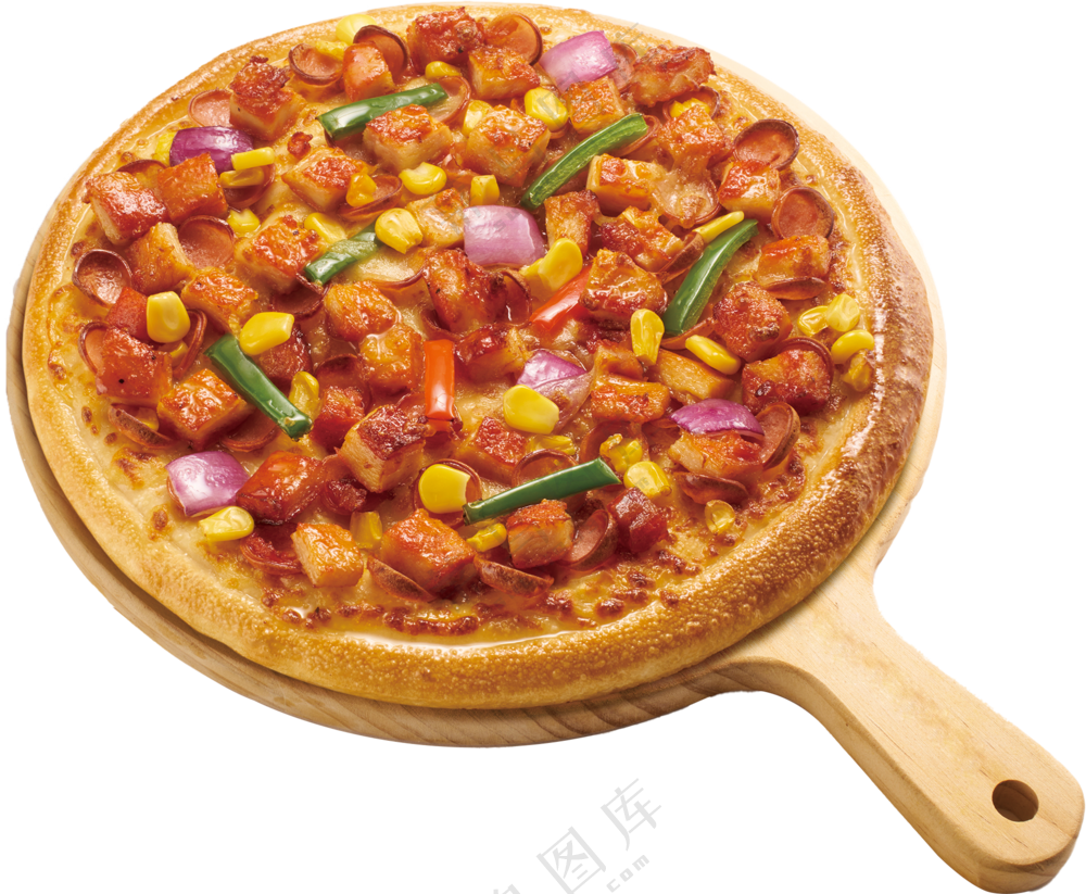 菠萝鸡肉披萨
