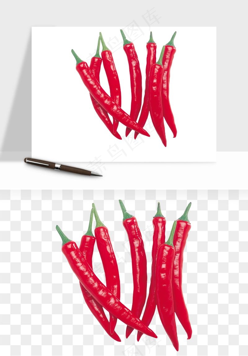 红辣椒尖椒png免抠