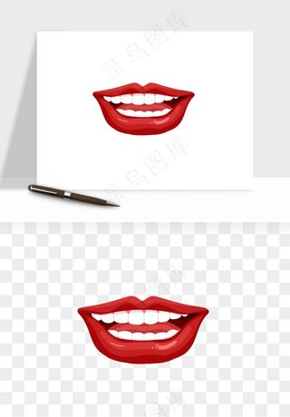 手绘牙齿矫正拔牙png免抠