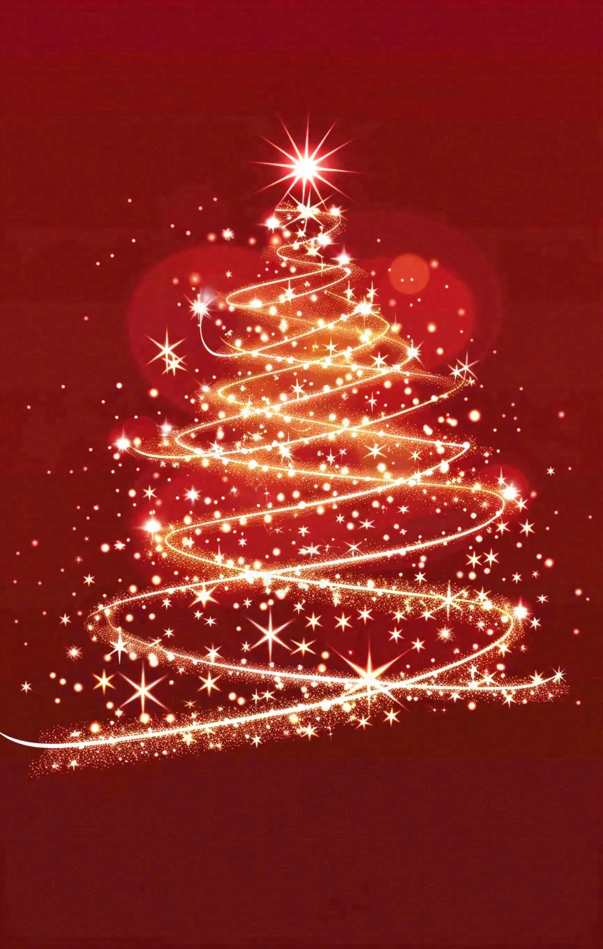 圣诞节卡通插画背景