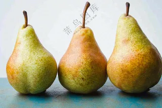 新鲜水果梨子摄影图