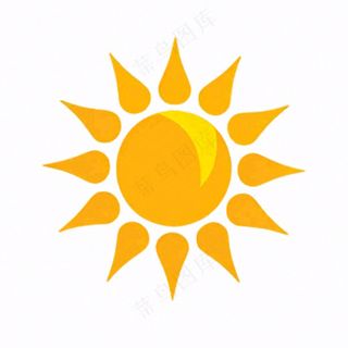 太阳天气卡通免抠