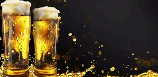 饮品啤酒饮料背景