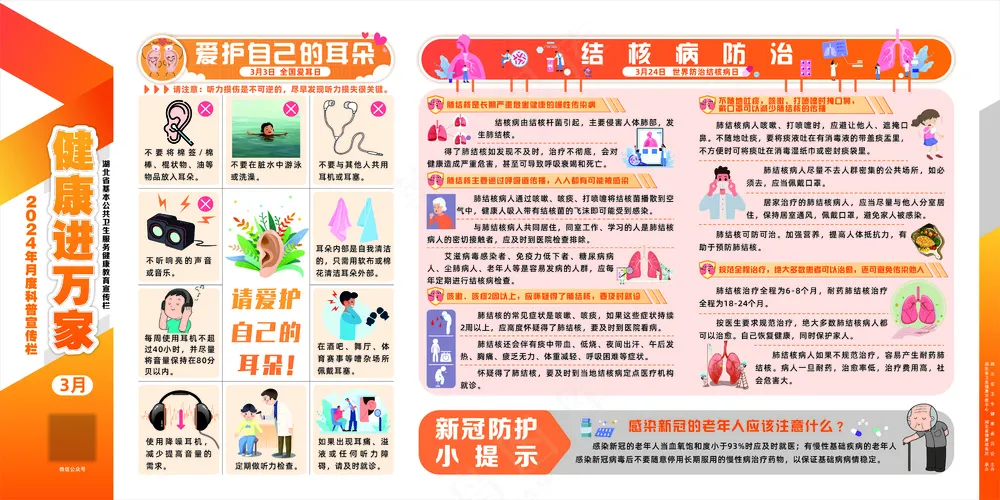 健康进万家宣传栏3月X14转曲