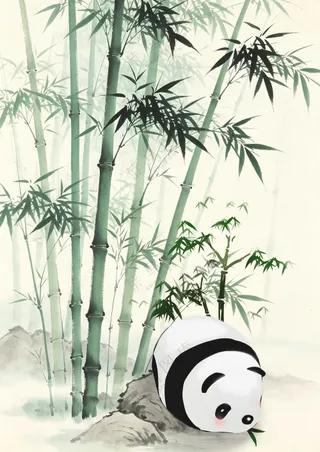 竹林熊猫