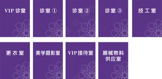 美容医院诊室牌