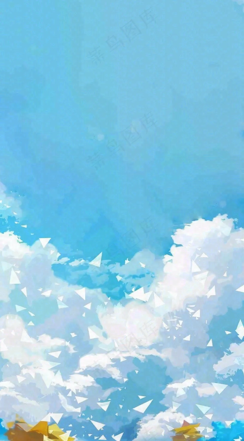 学生毕业季考试青春插画背景