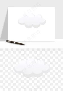 卡通云朵多云天气png免抠 卡通云朵多云天气png免抠