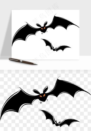 卡通蝙蝠png免抠