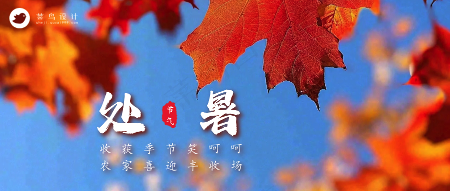 处暑公众号首图