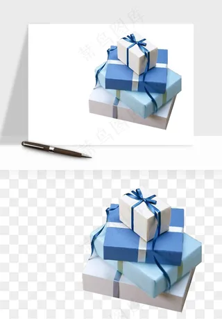 礼盒礼物png免抠
