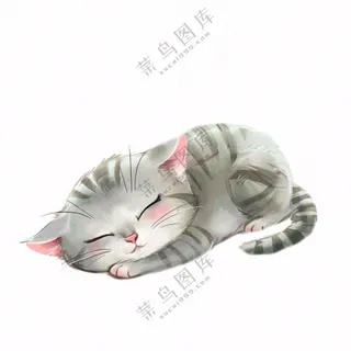 萌宠宠物卡通小猫可爱免抠