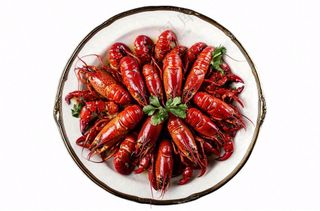 小龙虾食物免抠