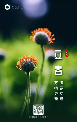 立春手机海报