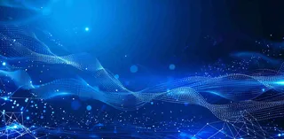 数码科技线光几何背景