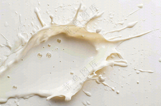 白色的牛奶飞溅摄影图