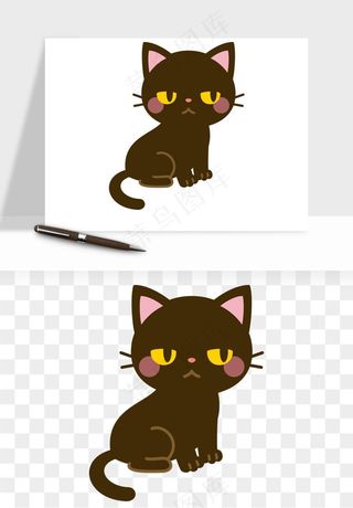 卡通狗狗猫咪png免抠