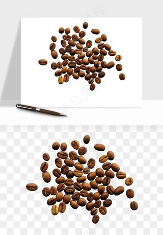 咖啡豆png免抠