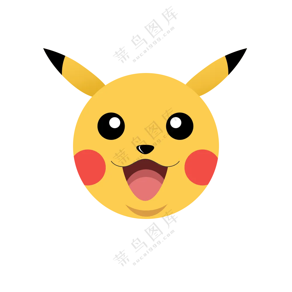 卡通头像皮卡丘
