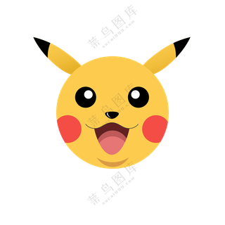 卡通头像皮卡丘