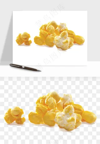 爆米花小吃png免抠