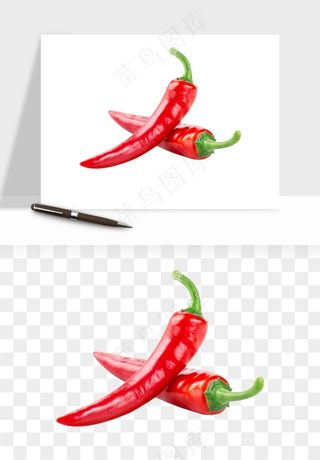红辣椒尖椒png免抠
