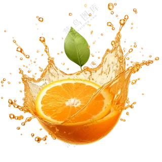 新鲜橙子元素