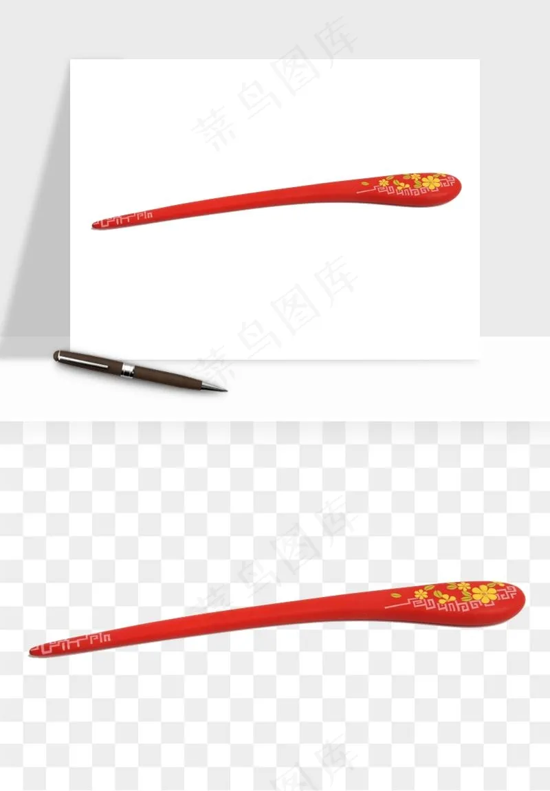 古风发簪头饰配饰png免抠