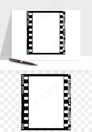 电影黑胶胶片png免抠