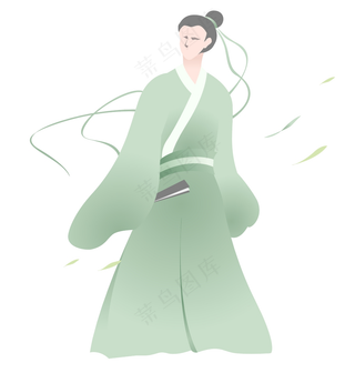 屈原AI矢量素材