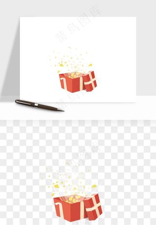 礼盒礼物png免抠