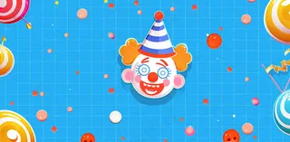 卡通插画马戏团小丑搞怪娱乐快乐表演愚人节插画背景