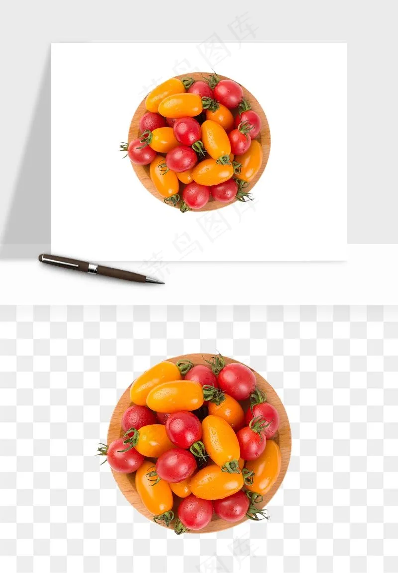 西红柿番茄圣女果png免抠